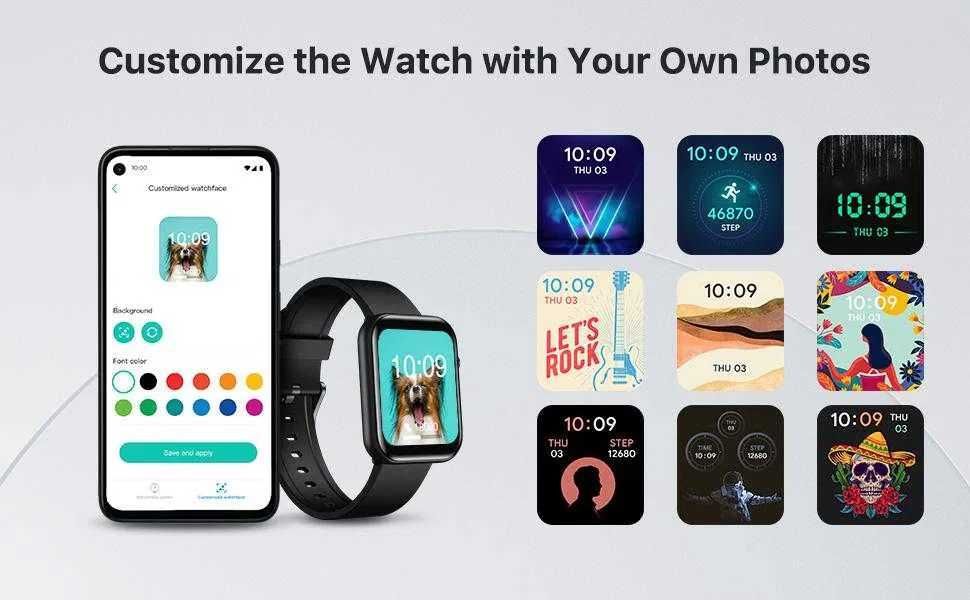 НОВ брандиран спортен Смарт часовник Mobvoi TicWatch GTH много функции