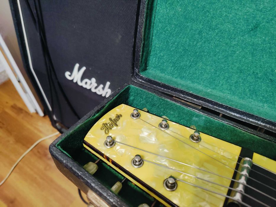 Chitara Hofner Hawaiian Artist 115 Slide Guitar, anii 60