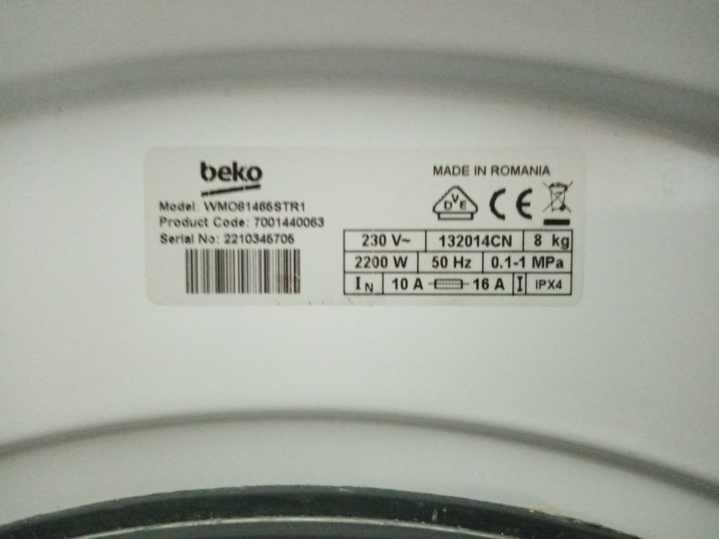 Mașina de spălat rufe Beko