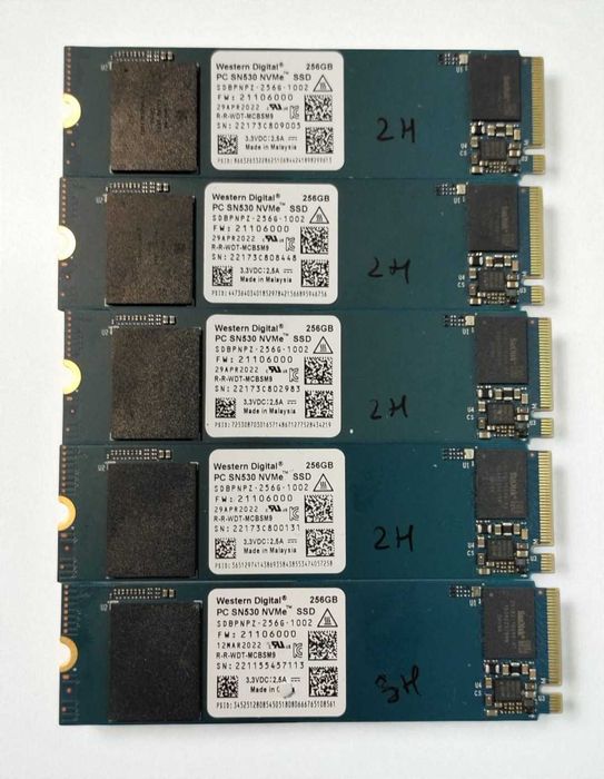Ssd 256GB Nvme WD Pci Express 3