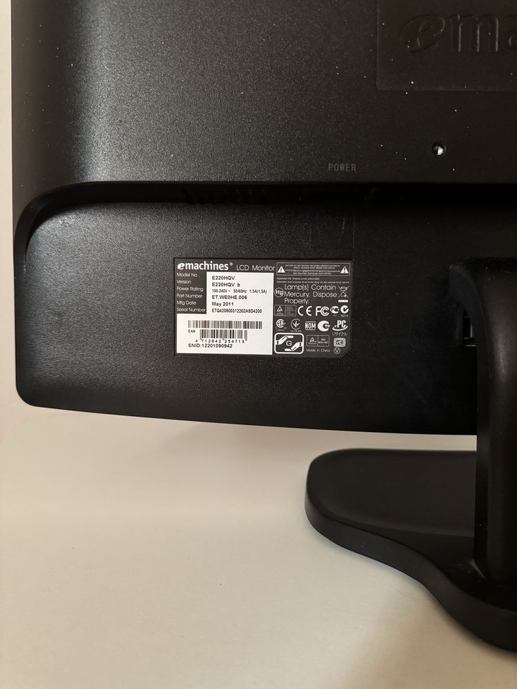 Продам монитор emachines lcd monitor