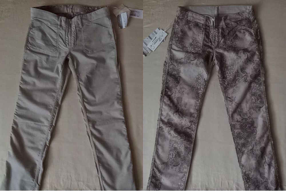 Blugi gri damă 2 fețe