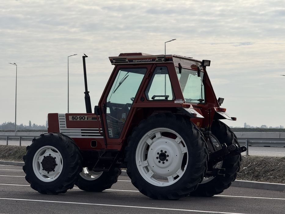 Tractor Fiat Agri 80-90 ore 3942 an 1990 Supercomfort import Danemarca