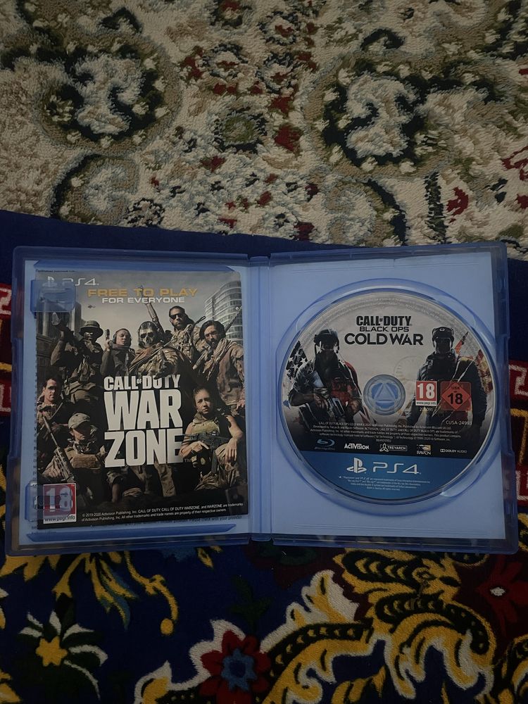 Диск Ps4 Call of Duty Black ops cold war