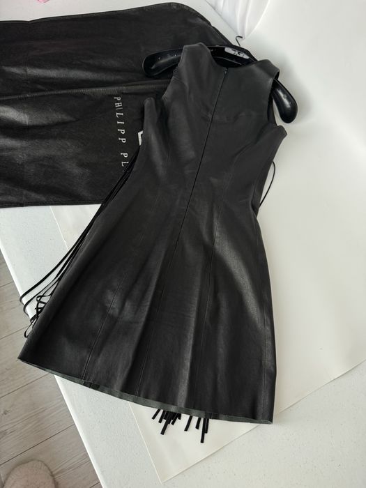 Rochie philipp plein autentica piele naturala