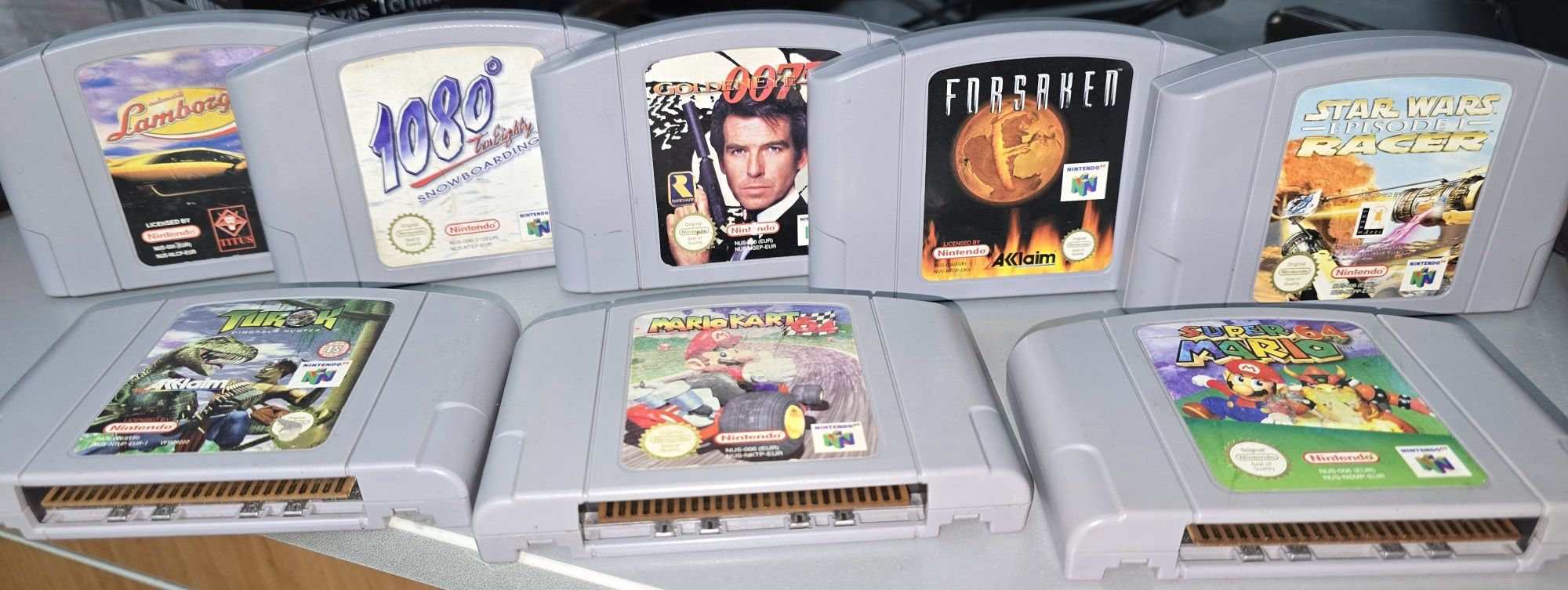 Nintendo 64 + 8 игри + всичко необходимо за игра