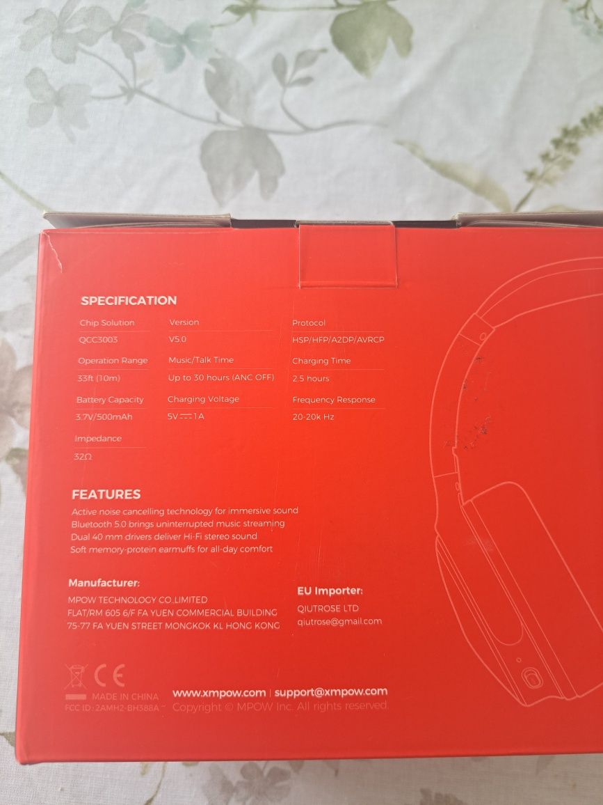 Безжични Bluetooth слушалки с микрофон