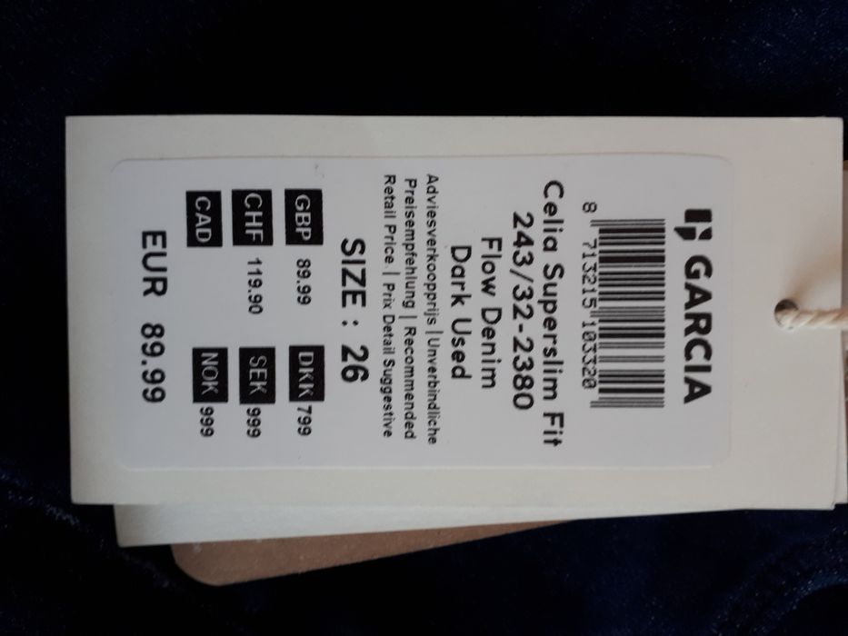 Blugi skinny noi ( 31cm in talie)