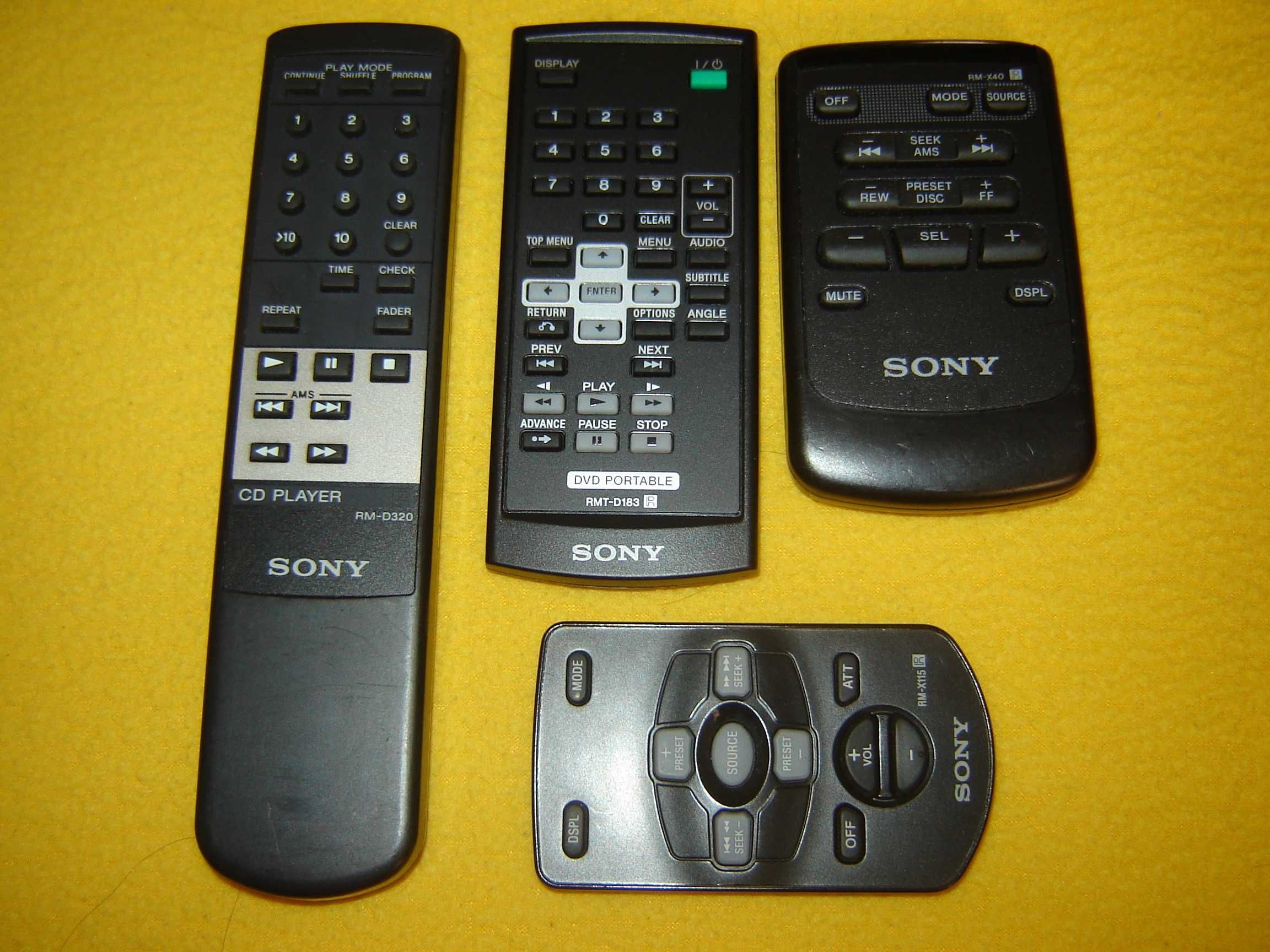 Telecomenzi Sony sisteme Audio-Video