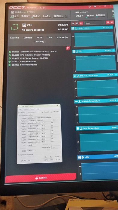 Процессор AMD RYZEN 7 7700X. Сокет LGA AM5. Боксовый из США. 8 Ядер.