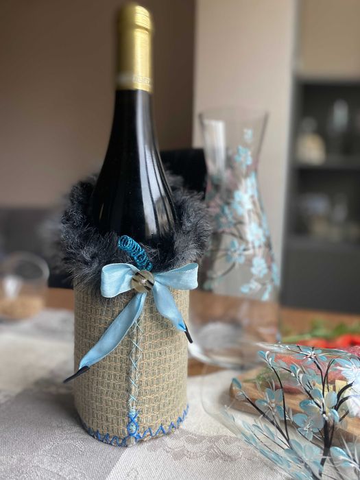 Нестандартни опаковки за бутилки, ръчна изработка