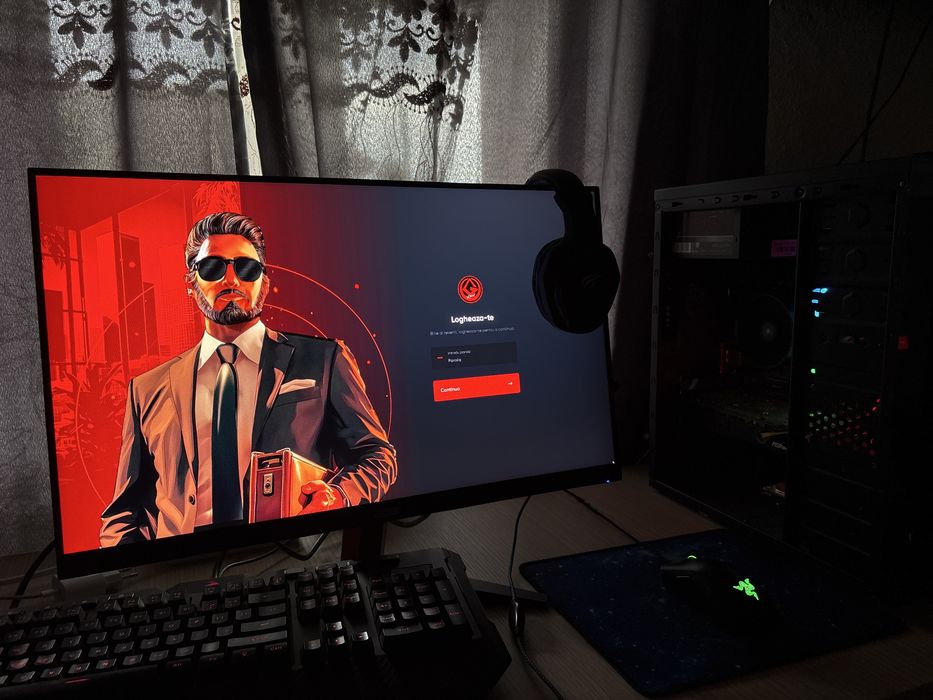 PC Gaming Ryzen 5 + RX 580 8GB + Monitor 180Hz – Gata de jocuri