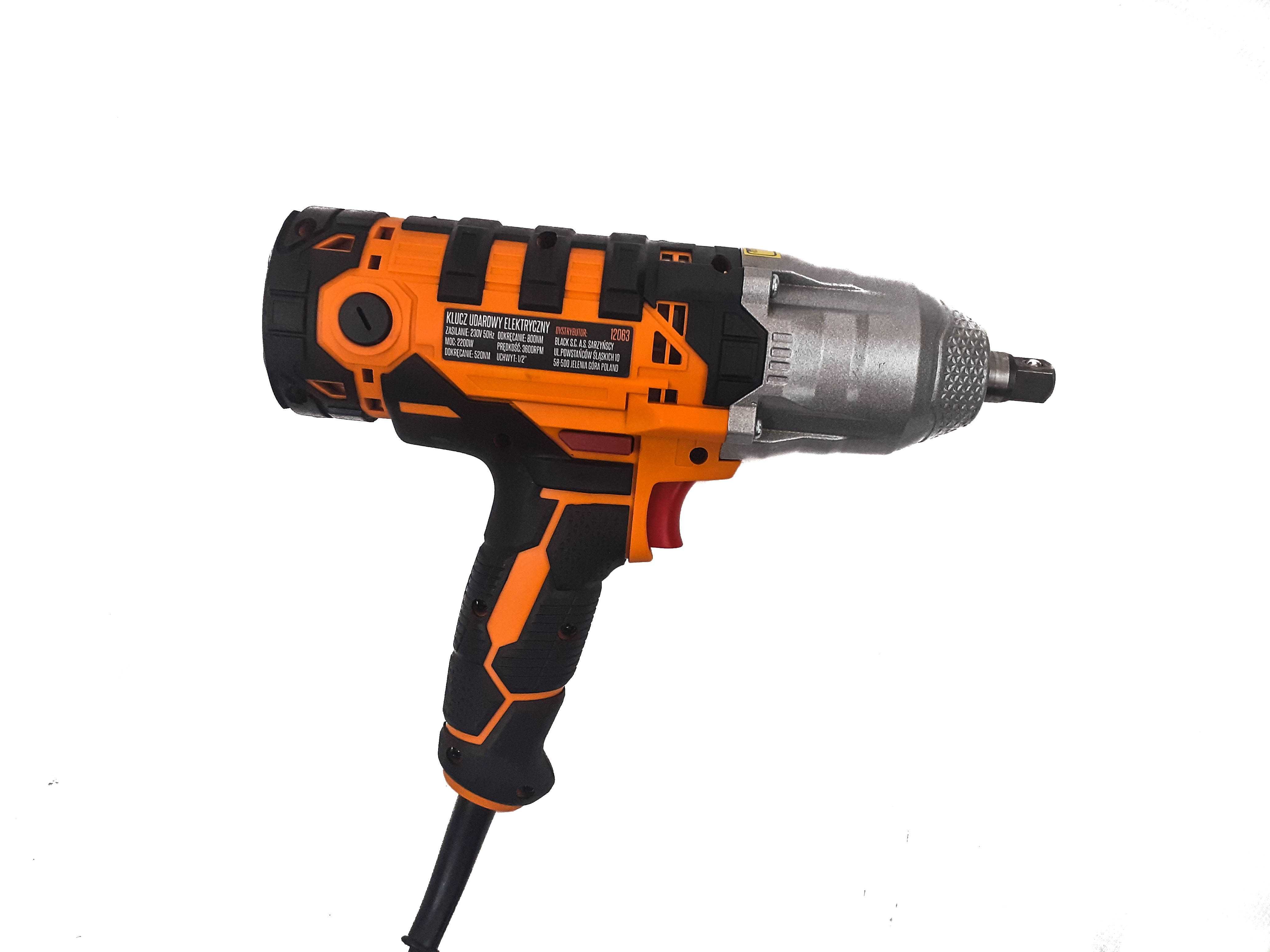 Pistol cheie masina cu impact electric 2200W 800Nm+ chei 17,19,21,22mm