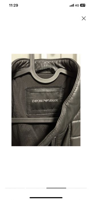 Мъжко кожено яке Emporio Armani
