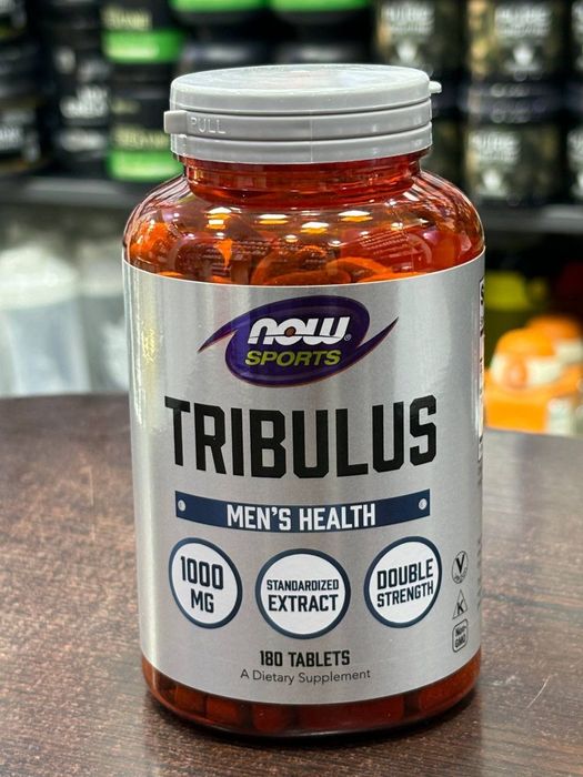 NOW Tribulus 180 Tablets – Original, Yangi (USA)