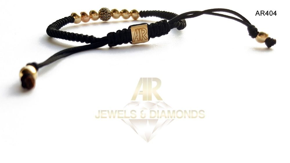 Bratara AUR 14 K Unisex model nou ARJEWELS&DIAMONDS (AR404)