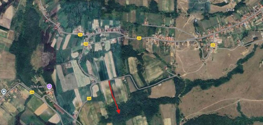 Teren intravilan com Ceica