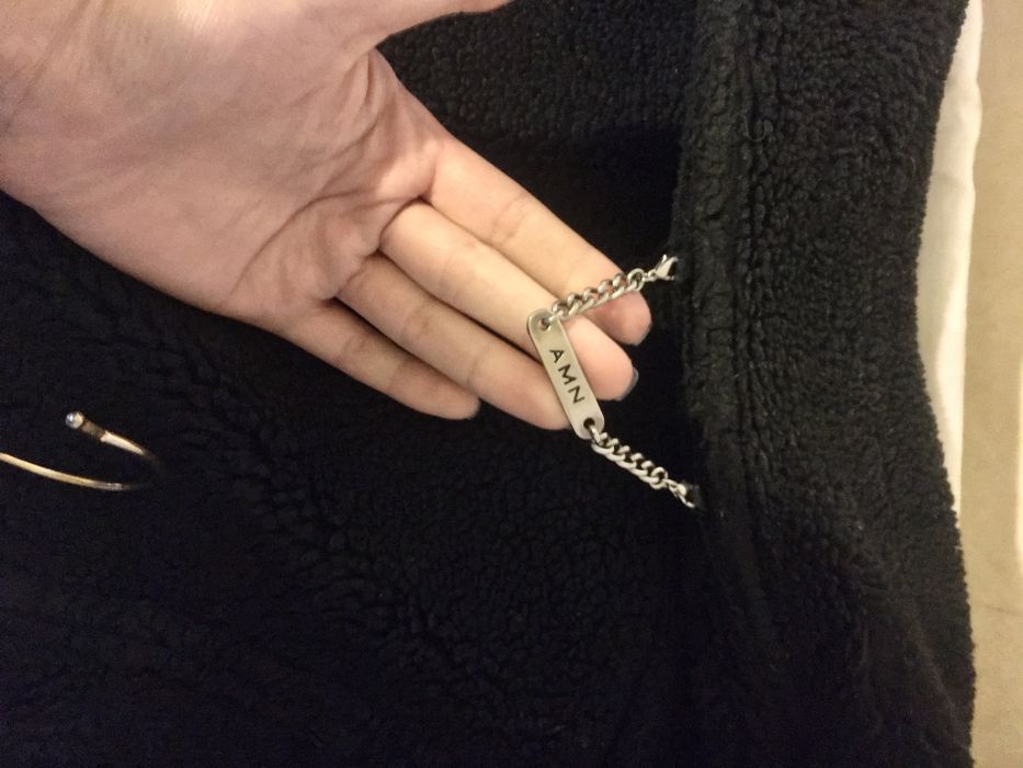 Дамско черно яке от плат - AMN