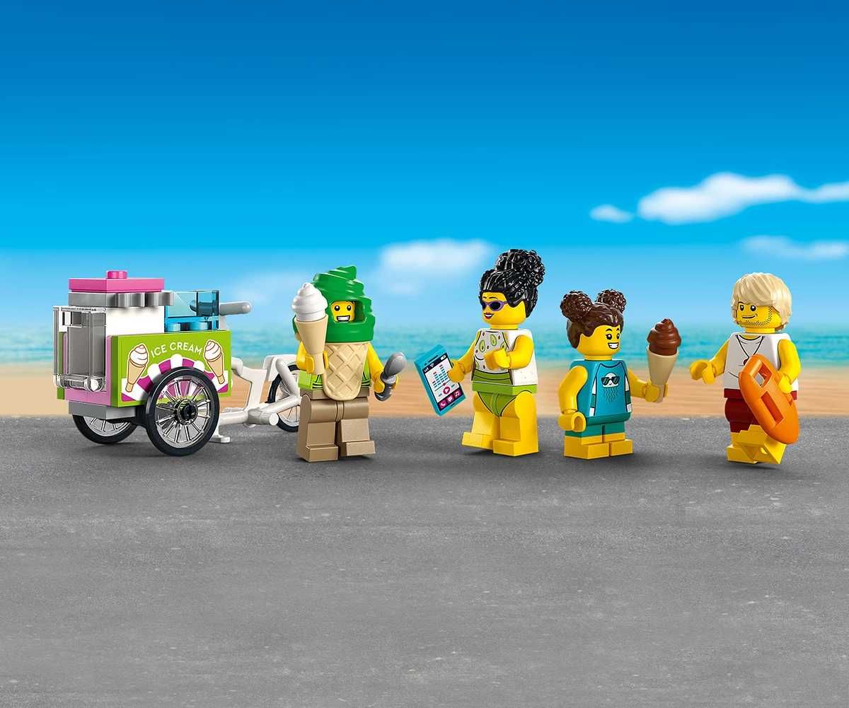 Конструктор LEGO City 60328 Чисто Нов Спасителна станция на плажа