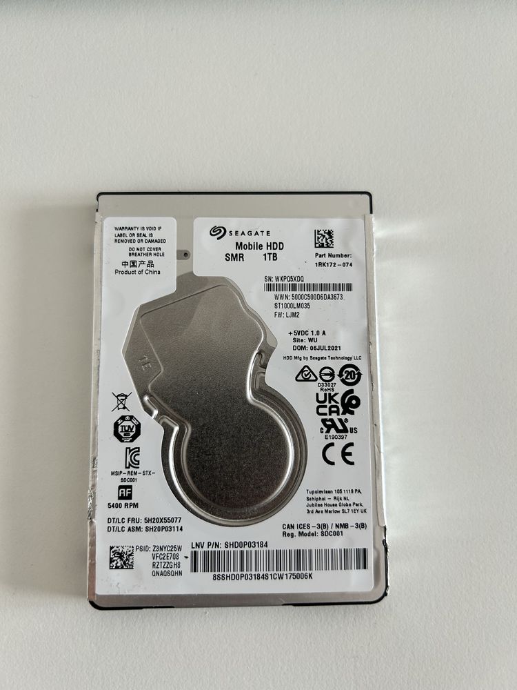 HDD Seagate 1TB 2.5 inch Laptop
