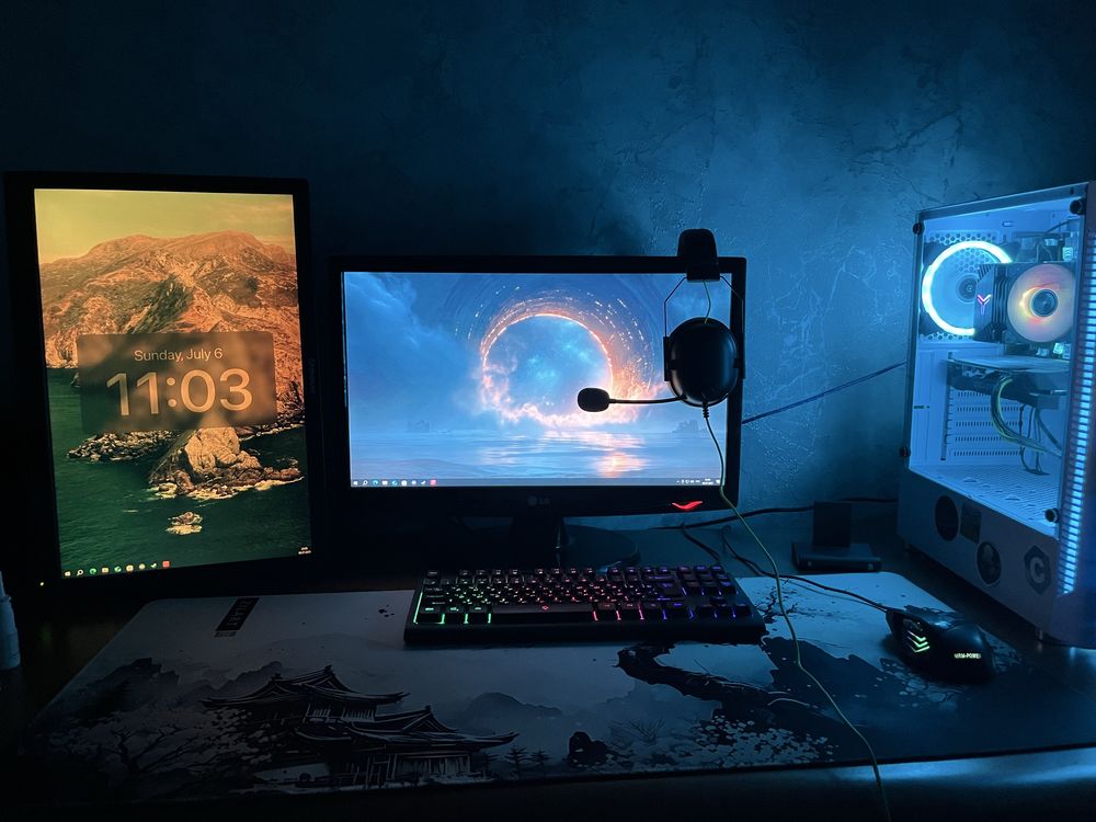 Игровой сетап+Steam аккаунт в подарок