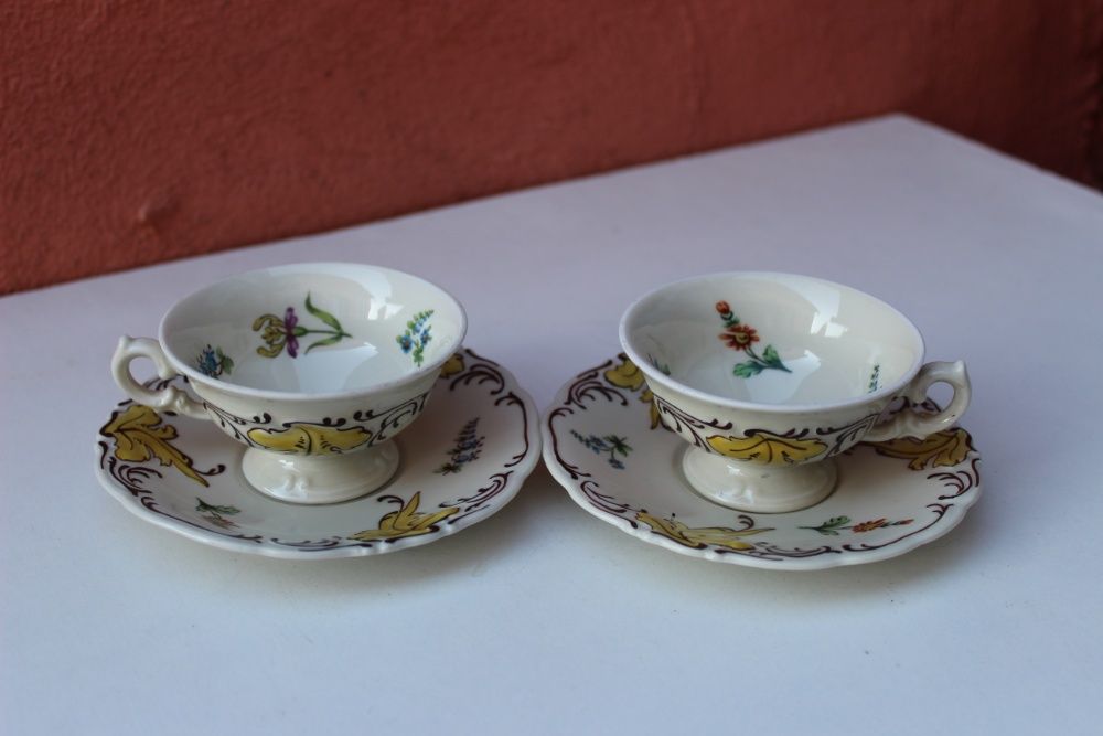 Set cafea portelan de colectie KPM FRIEDERIKE, Germania, 1831