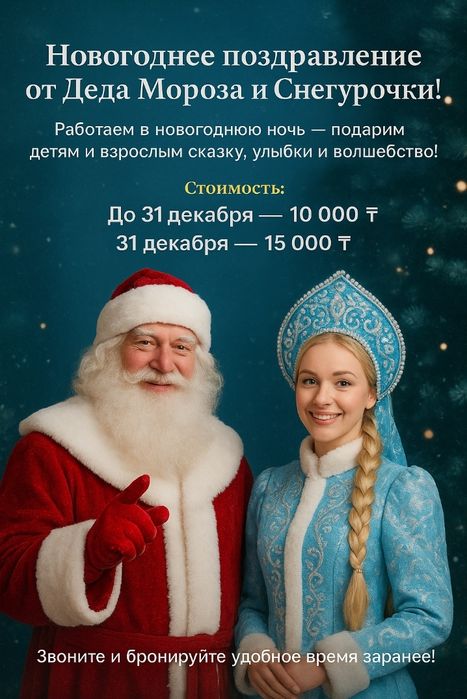 Поздравление от Деда Мороза