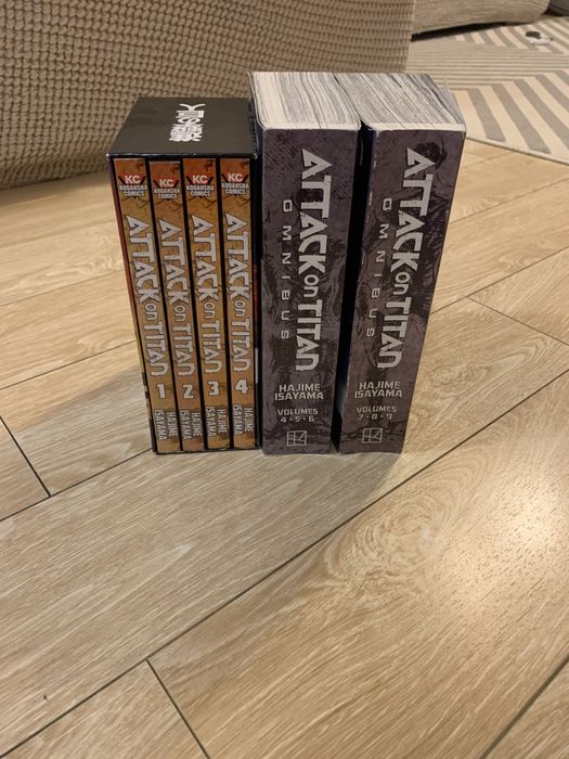 Serie de carti Attack on Titan. Volumele 1-2-3-4-5-6-7-8-9