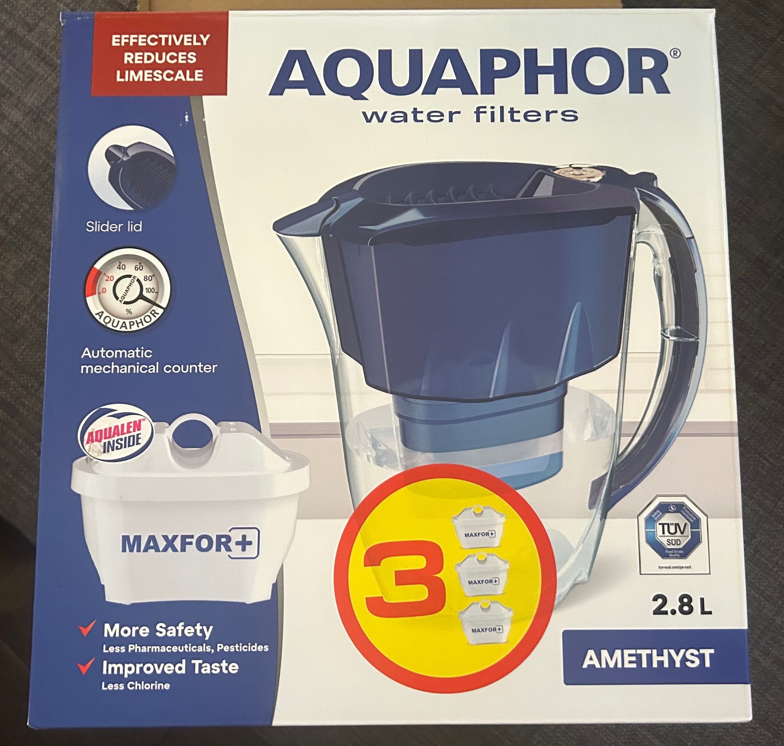 Филтрираща кана за вода Aquapfor - 2.8л + 4бр. филтри