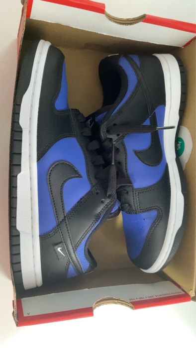 Nike dunk low albastru si negru