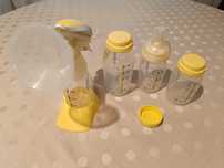 Ръчна помпа Medela, система Calma + още 2 шишета