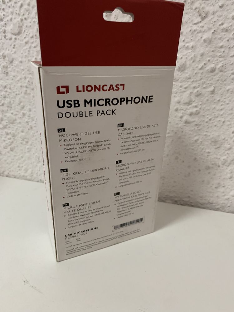 Lioncast 2 microfoane USB Ps4/Xbox/PC