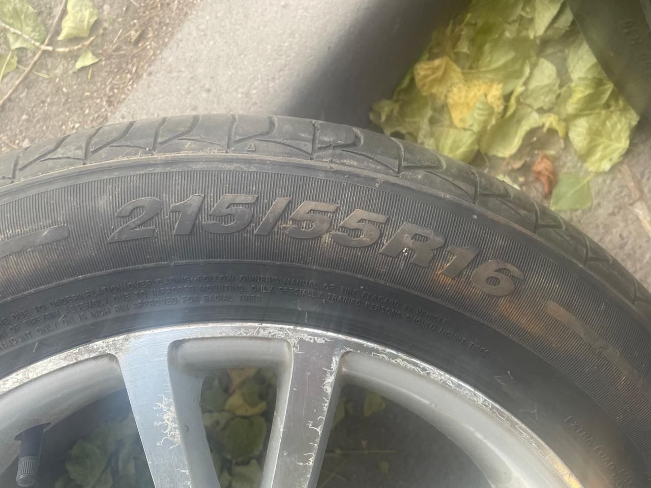 Шины R16. летняя резинa вместе с дисками