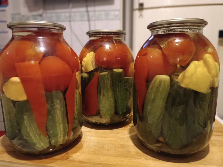 Маринованные овощи. Ассорти.