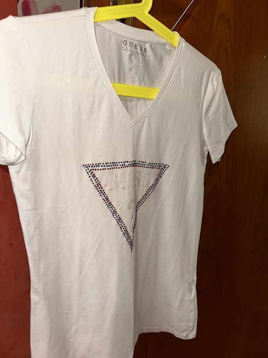 Бяла Тениска Guess