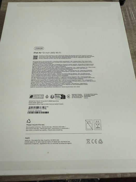 Ipad air 13” M3 wifi