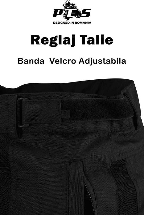 Pantaloni Moto PES de Vară cu Protecții Level 2 genunchi/sold Clasa AA