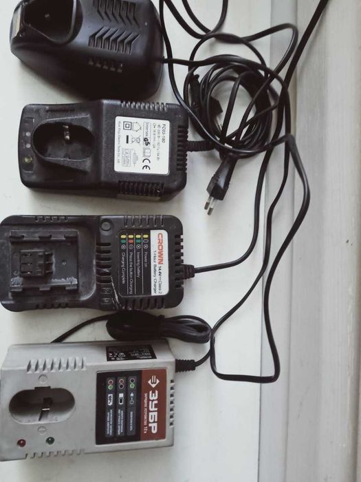 Продам зарядки к шуруповёртам