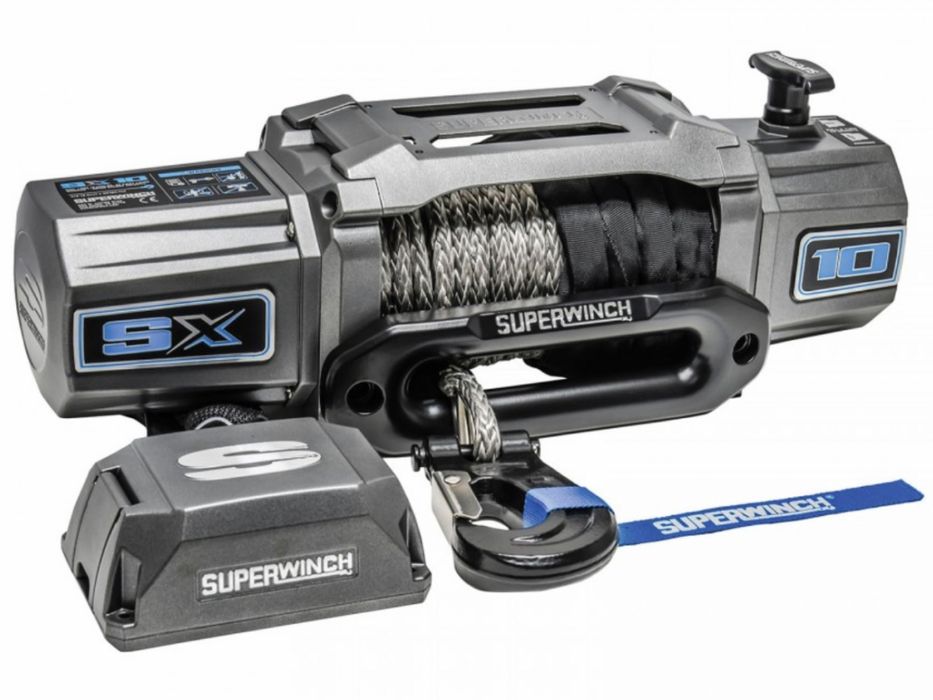 Troliu electric Superwinch SX10SR cu sufa sintetica 10000 lbs Off Road
