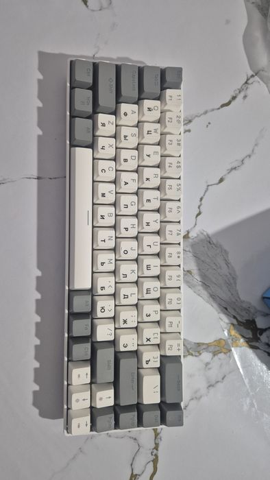 Клавиатура MageGee MK-Box 65% Portable Mechanical Gaming Keyboard белы