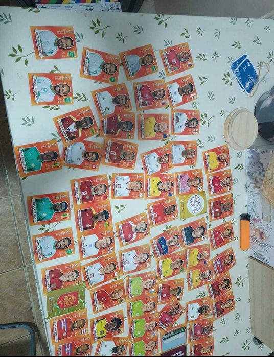 Lot 400 stickere/cartonase PANINI WC 2022,ADRENALYN XL/TOPPS EURO 2024