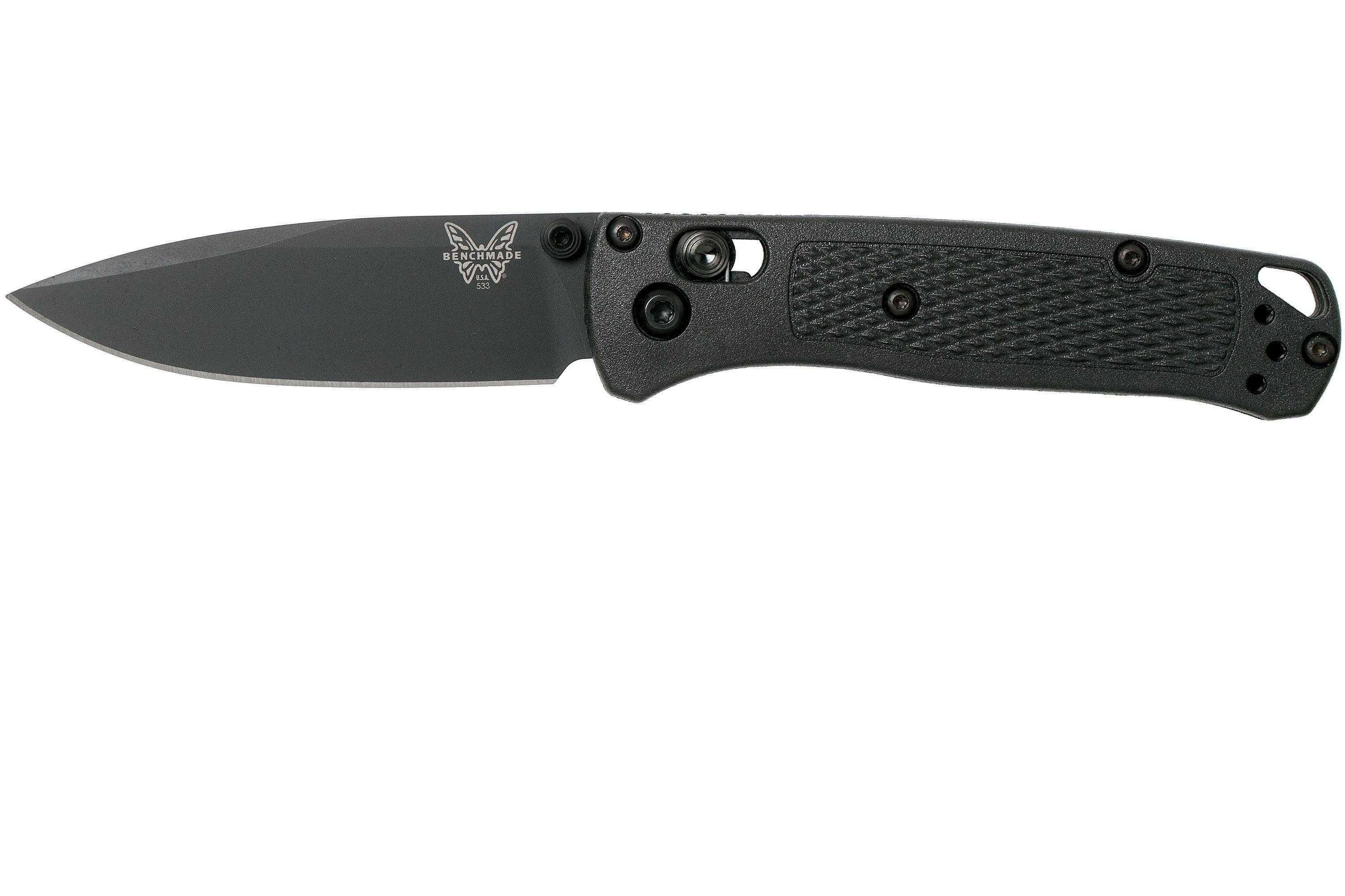 Briceag Benchmade 533 Mini Bugout, maner CF Elite, lama otel CPM-S30V