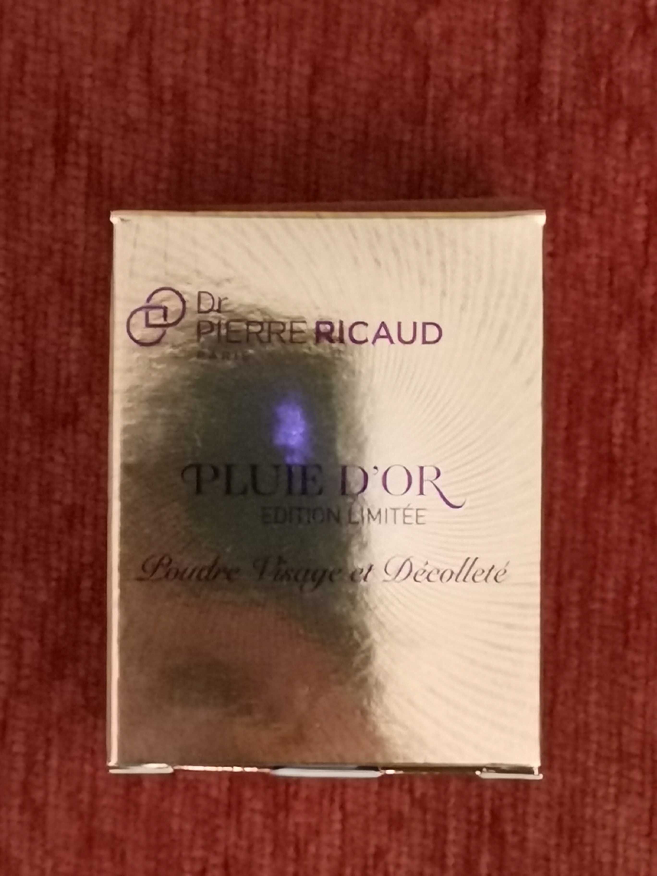 PLUIE D'OR Limitee Edition Dr Pierre Ricaud. Ново