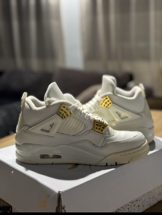 jordan 4 metallic gold