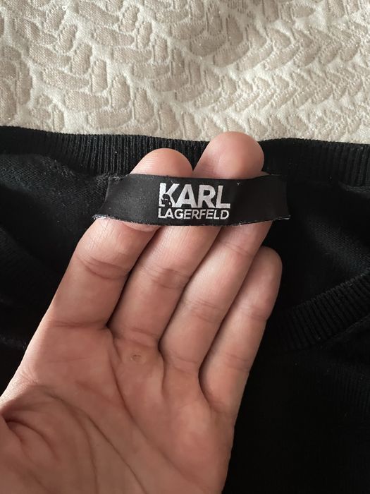 Пуловер от памук Karl Lagerfeld