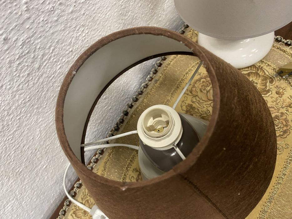 Немски винтидж лампи от 70 те настолни лампи