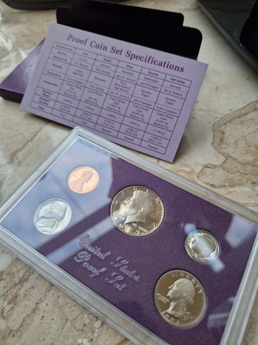 Сет монети САЩ от 1987г