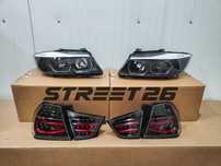 Set Faruri LED si Stopuri dinamice BMW Seria 3 E90 LCI (2008-2011)