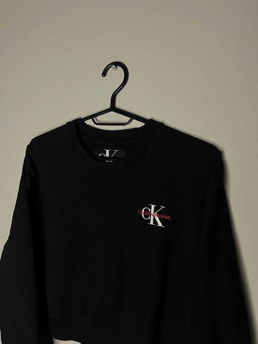 Calvin Klein Jeans Crop Sweatshirt Дамска Блуза