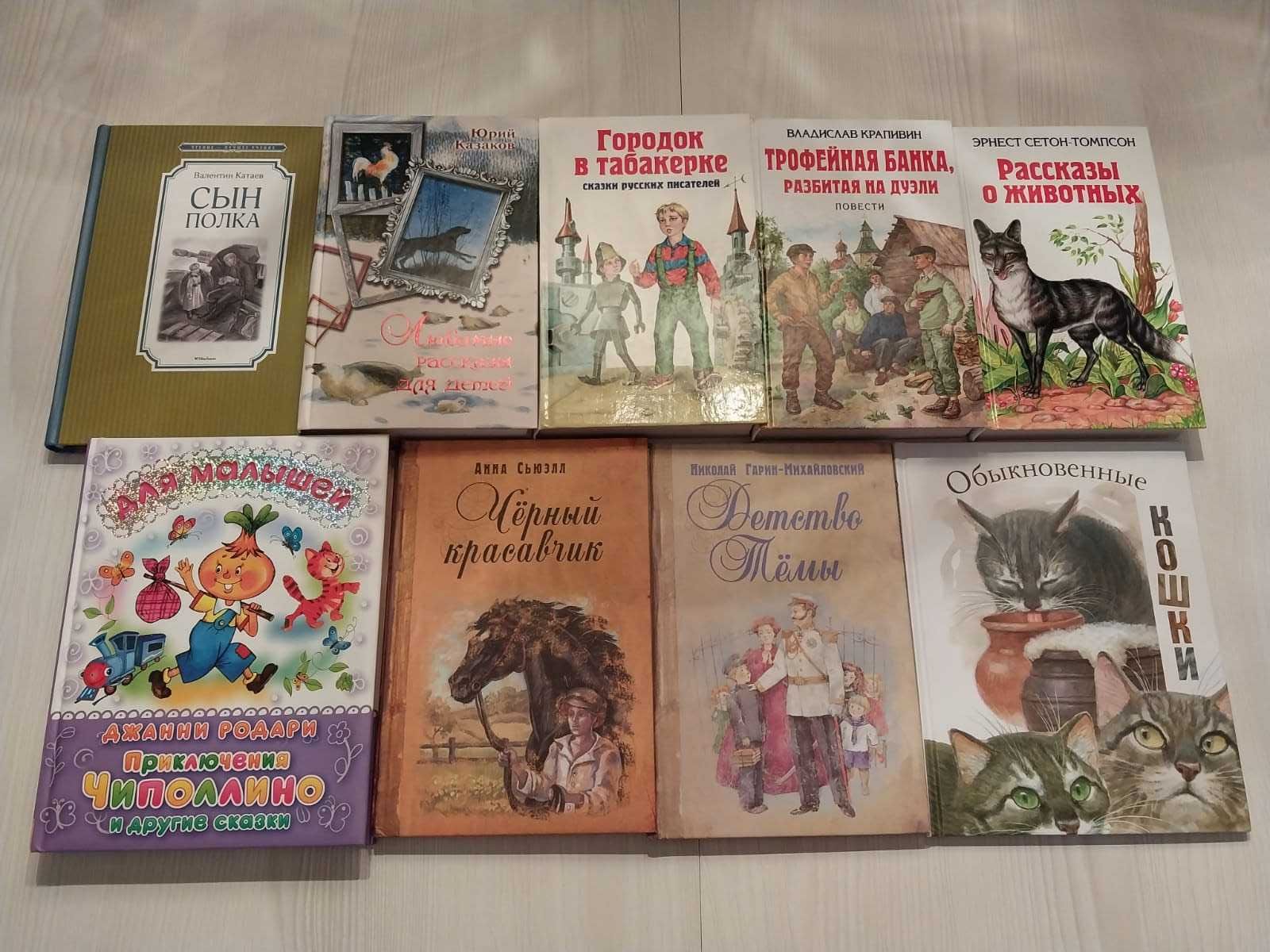 Книги для детей новые и не новые.